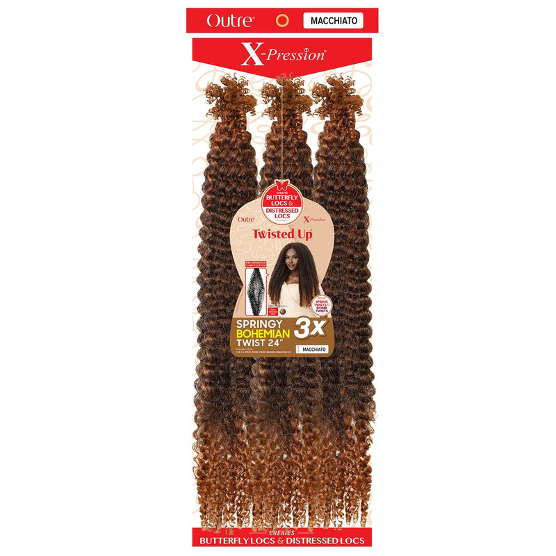 3X SPRINGY BOHEMIAN TWIST 24" | Outre X-Pression Twisted up Synthetic Braid - Hair to Beauty.