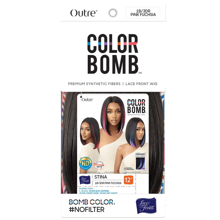STINA | Outre Color Bomb Synthetic HD Lace Front Wig - Hair to Beauty.