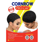 STRAIGHT BACK CORNROW CAP WITH COMBS | Synthetic Pro Cap | Hair to Beauty.