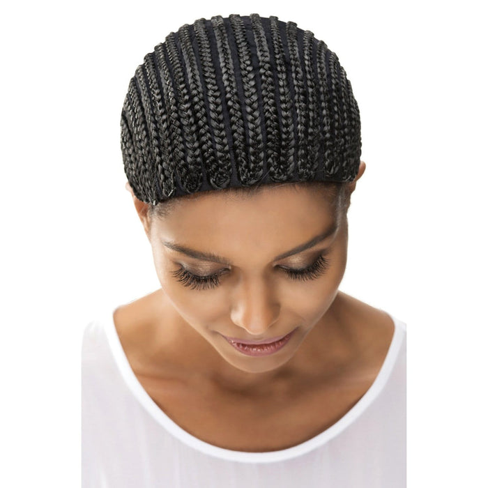 STRAIGHT BACK CORNROW CAP WITH COMBS | Synthetic Pro Cap | Hair to Beauty.