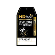 HH 5 X 5 STRAIGHT | Sensationnel Bare & Natural HD Lace Virgin Hair Closure - Hair To Beauty | Color Shown : NATURAL