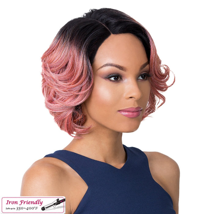 ISSAC | Synthetic Swiss Lace Front Wig | Hair to Beauty.