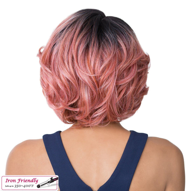 ISSAC | Synthetic Swiss Lace Front Wig | Hair to Beauty.