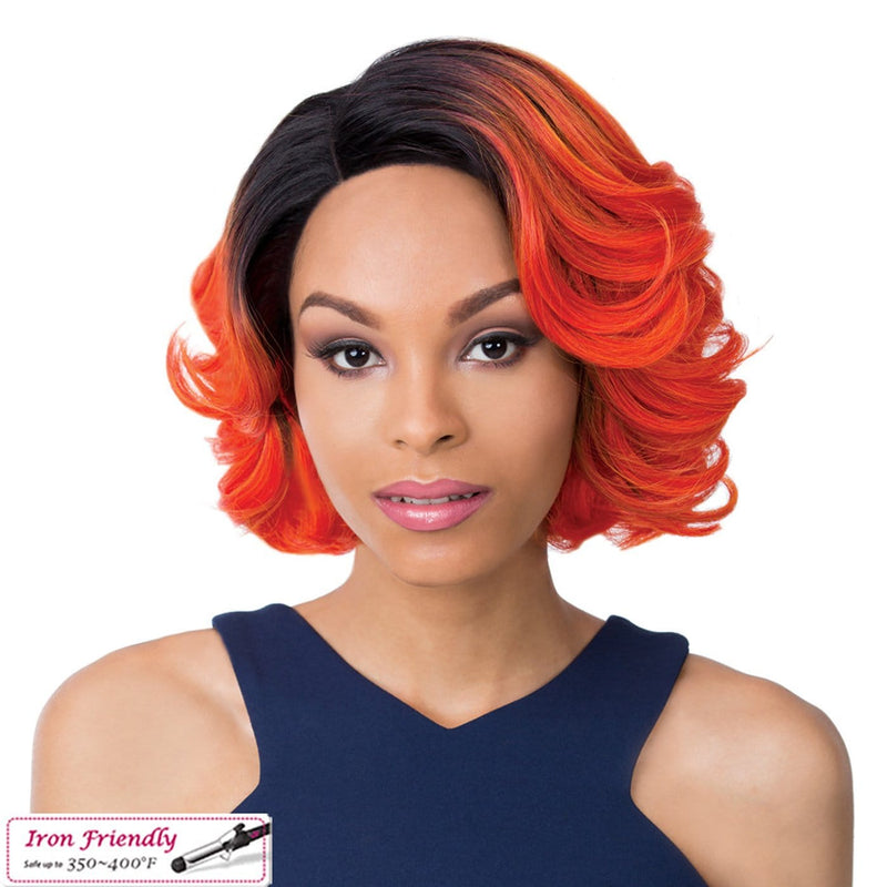 ISSAC | Synthetic Swiss Lace Front Wig | Hair to Beauty.