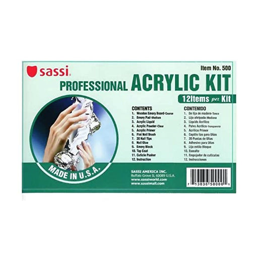 SASSI | Professional Acrylic Kit (12items/kit) 500 | Hair to Beauty.