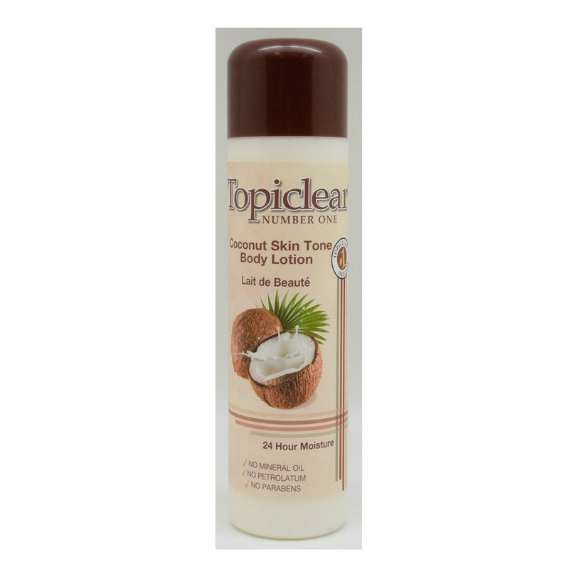 TOPICLEAR | Coconut Skin Tone Body Lotion 16oz | Hair to Beauty.