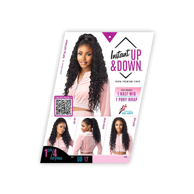 UD 12 | Sensationnel Instant Up & Down Synthetic Pony Wrap Half Wig