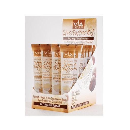 VIA NATURAL | Oil for Hair, Scalp & Body Treatment Shea Butter Oil 1.5oz | Hair to Beauty.