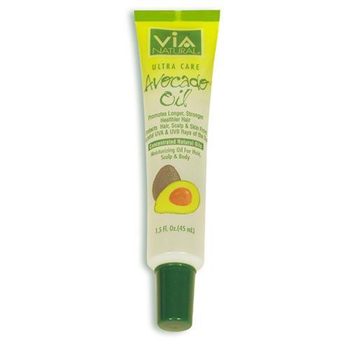 VIA NATURAL | Oil for Hair, Scalp & Body Treatment Avocado Oil 1.5oz | Hair to Beauty.