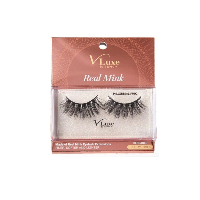 KISS | V Luxe Real Mink Eyelashes | Hair to Beauty.