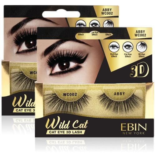 Ebin New York - Wild Cat Eye 3D Lash (Abby) — Hair to Beauty