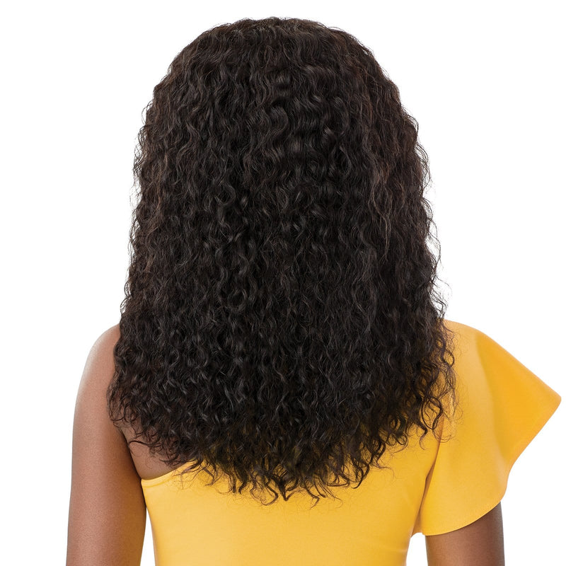 WET & WAVY DEEP CURL 20″ | Outre The Daily Unprocessed Human Hair Lace Part Wig | Hair to Beauty.