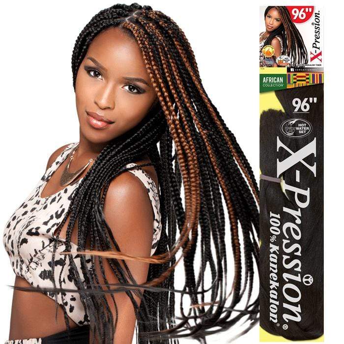X-PRESSION BRAID 96" | African Collection Kanekalon Braid | Hair to Beauty.