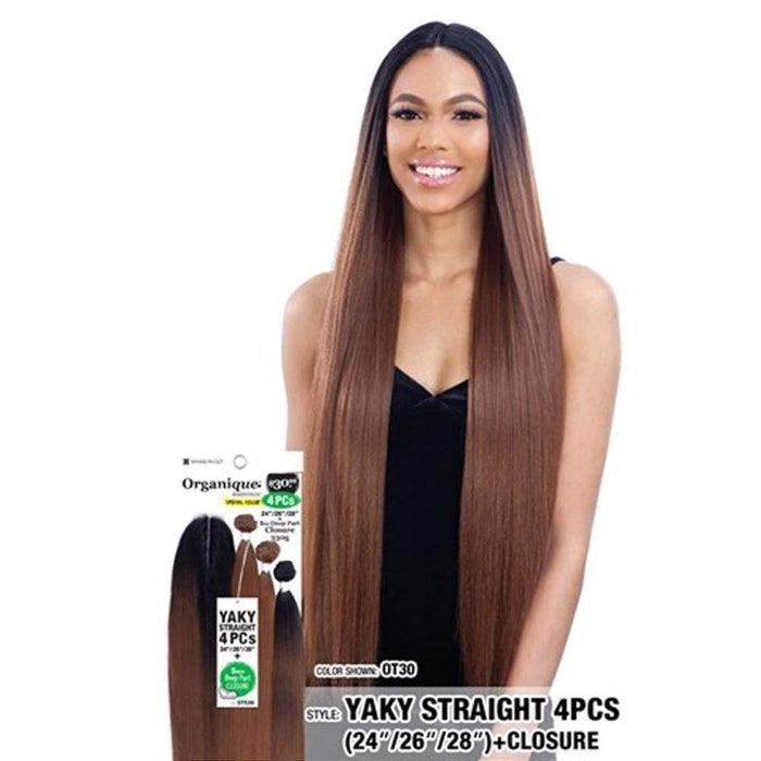YAKY STRAIGHT 4PCS | Organique Mastermix Synthetic Weave | Hair to Beauty.
