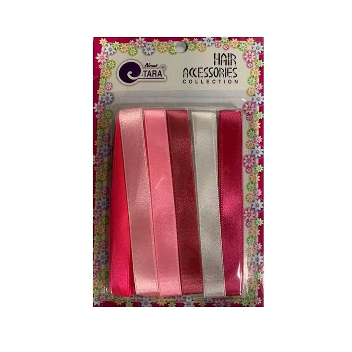 ZQ8958  Tara Assorted Pink Thin Ribbons - Hair to Beauty