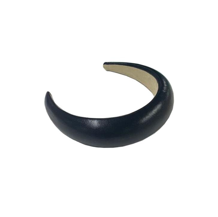 BE U | PU Leather Padded Headband | Hair to Beauty.