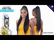 SLEEK STRAIGHT | Shake N Go Organique Synthetic Weave Ponytail