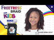 3X KIDS-BONA LOC 8" | Freetress Synthetic Crochet Braid