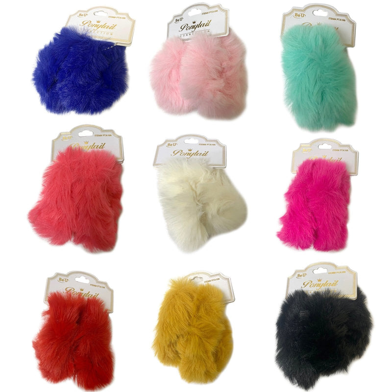 BE U | Fur Ponytail Holder | Hair to Beauty.
